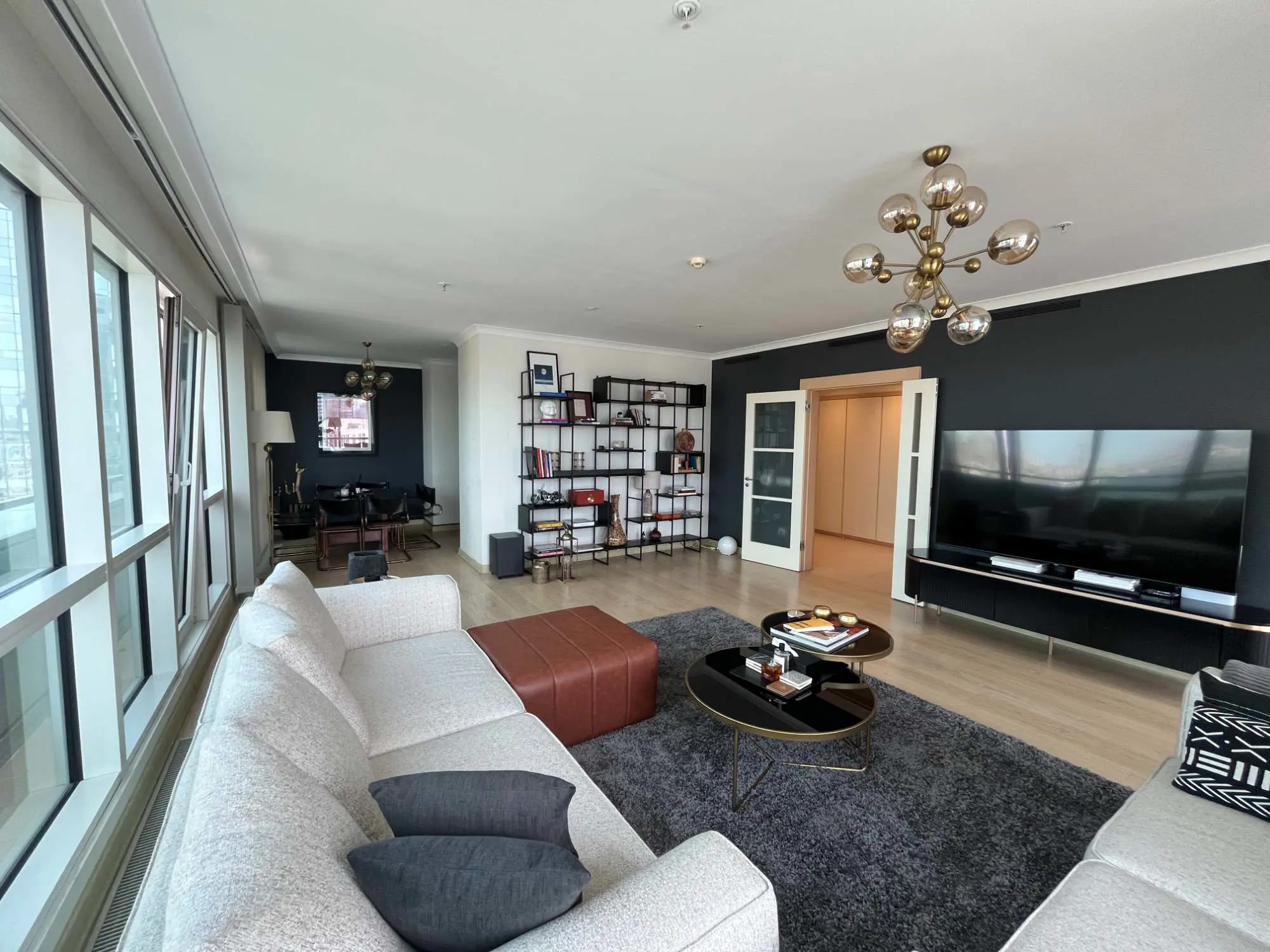 Şahane! Batı Ataşehir Varyap Meridian D Blok Güney-Doğu Cepheli 3,5+1 Satılık Daire — fotoğraf 5