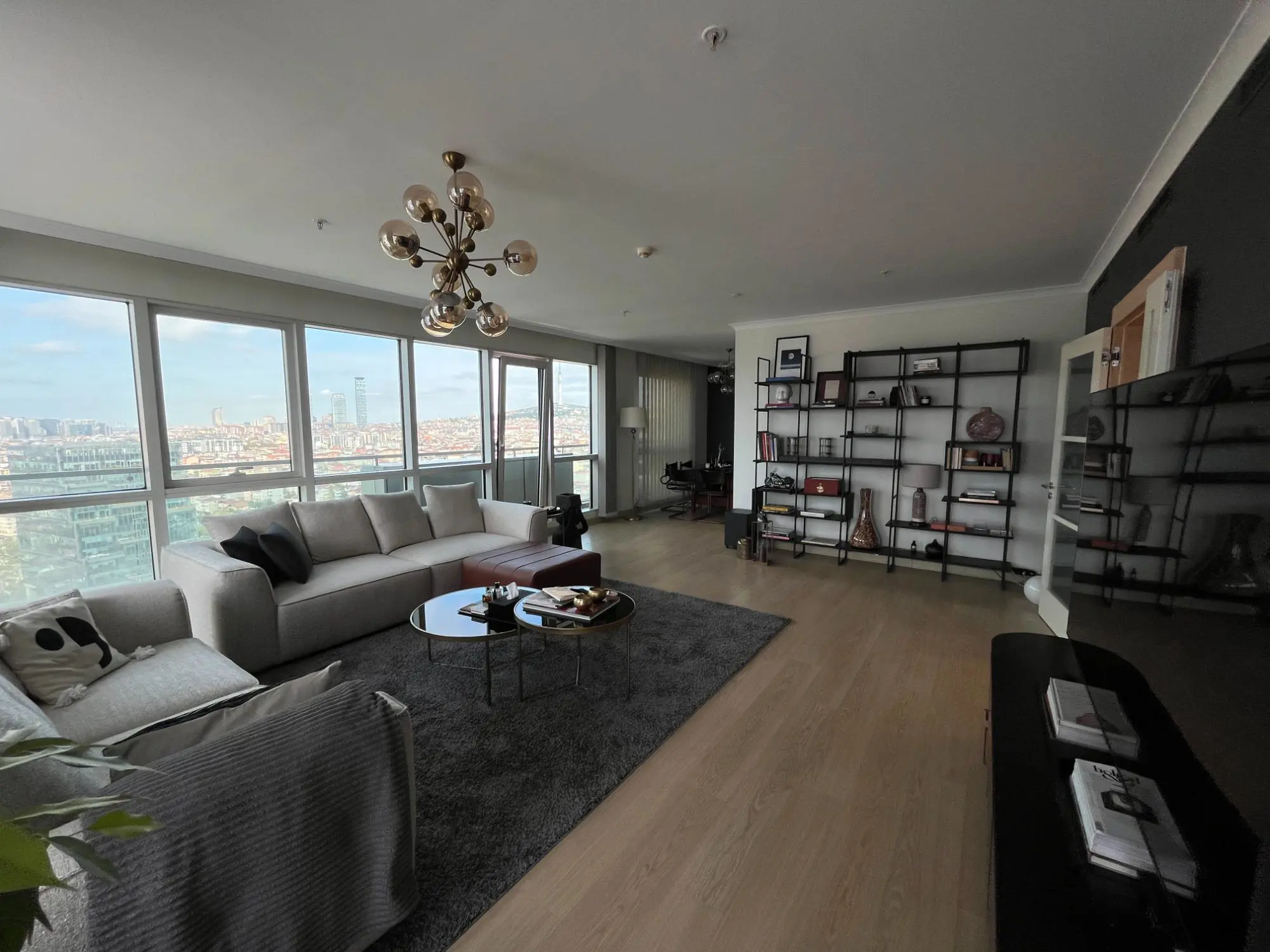 Şahane! Batı Ataşehir Varyap Meridian D Blok Güney-Doğu Cepheli 3,5+1 Satılık Daire — fotoğraf 4