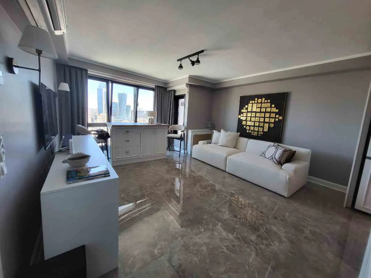 Ataşehir Andromeda Resıdence Özel Yapım Lüks Eşyalı 1+1 Daire — fotoğraf 5