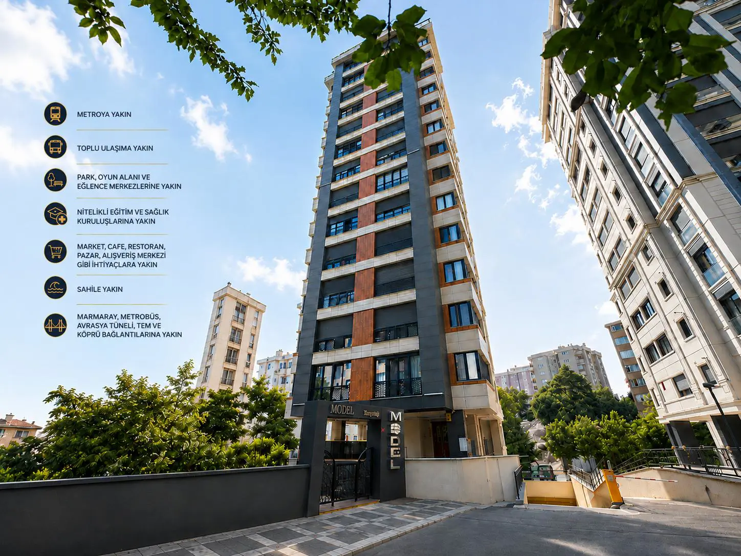 Kozyatağı’nda 12. Kat 3+1 | 4 Cepheli, 2 Banyolu, Balkonlu | Krediye Uygun — fotoğraf 1