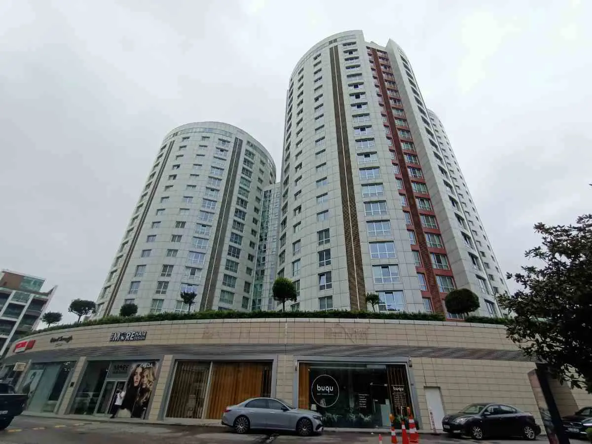 Ataşehir Andromeda Resıdence Kare Tip Eşyalı Kiralık 1+1 Daire — fotoğraf 1